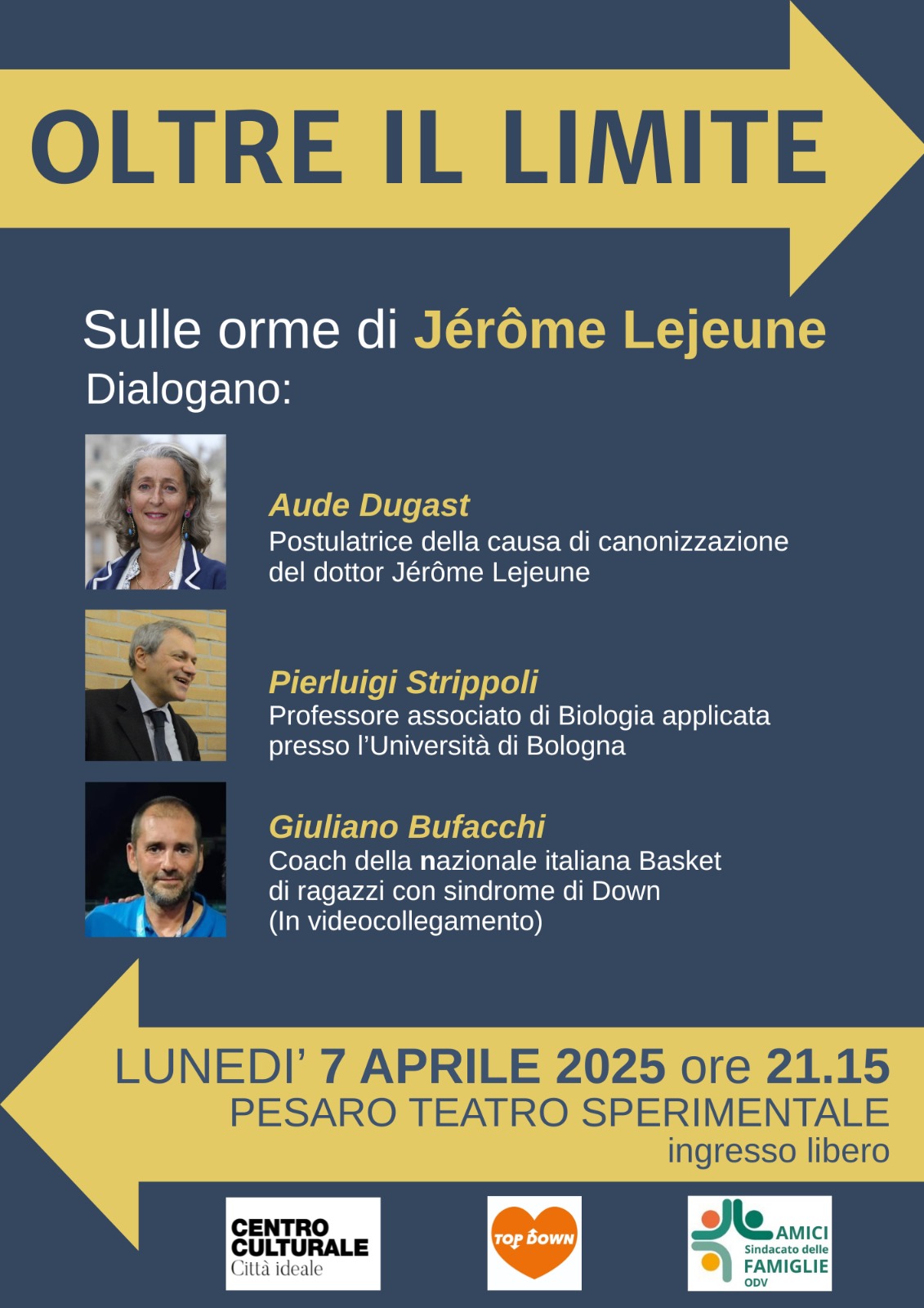 CENTRO CULTURALE CITTA’ IDEALE – OLTRE IL LIMITE – Teatro sperimentale – 7 aprile 2025 h. 21.15